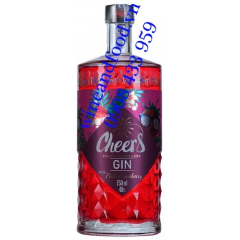 Rượu Gin Cheers Pink Strawberry 750ml