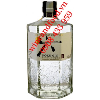 Rượu Gin Roku 6 Japanese craft 700ml