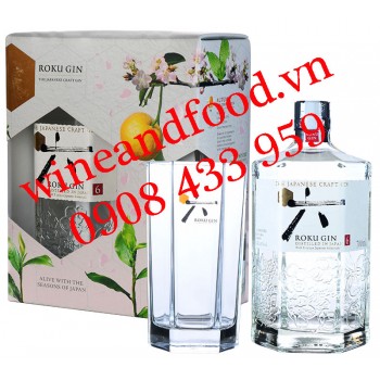 Rượu Gin Roku hộp quà 700ml