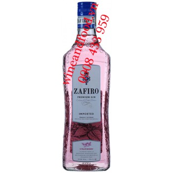 Rượu Gin Zafiro Premium Strawberry 70cl