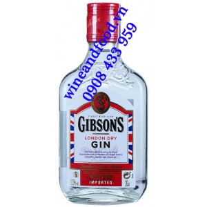 Rượu London Dry Gin Gibson's 20cl