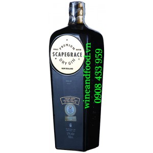 Rượu Premium Scapegrace Gold Dry Gin 57% 700ml