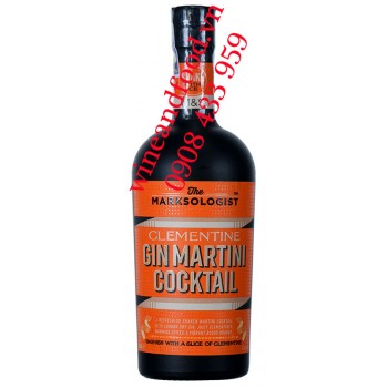 Rượu The Marksologist Clementine Gin Martini Cocktail 50cl