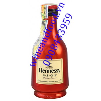 Rượu Hennessy mini limited edition đỏ 5cl