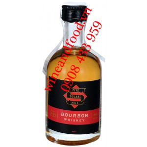 Rượu Mini Bourbon Whiskey Five Square Mile 50ml