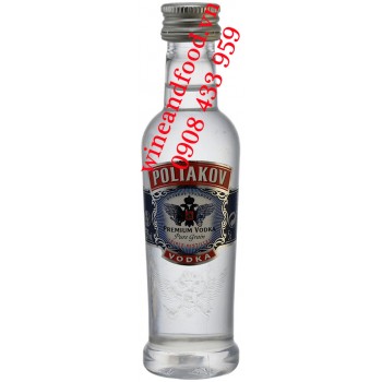 Rượu mini Vodka Poliakov 5cl