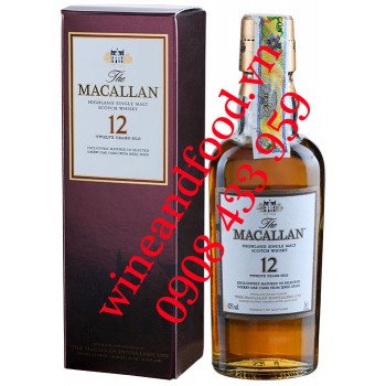 Rượu Mini Whisky Macallan 12 năm 5cl