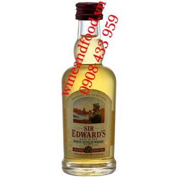 Rượu Mini Whisky Sir Edward's 5cl