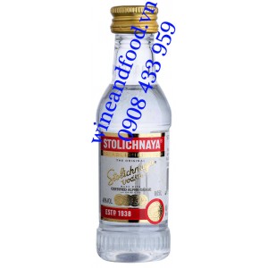 Rượu Vodka Mini Stolichnaya 50ml