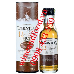 Rượu Whisky Mini Tomintoul Single Malt 12 năm 5cl