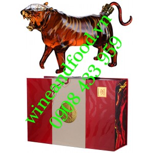 Rượu Brandy con hổ mạ vàng 23K Royal Rich 750ml