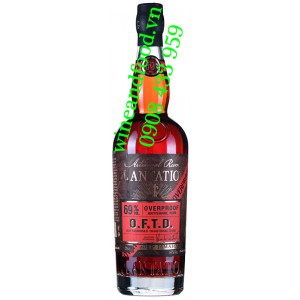 Rượu Plantation Artisanal Rum Overproof O.F.T.D 69% 70cl