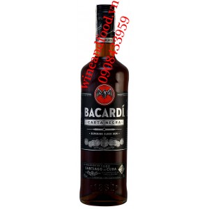 Rượu Rum Bacardi Carta Negra Đen 750ml