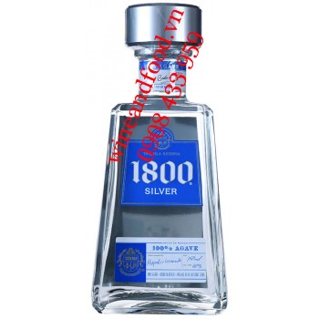 Rượu Tequila 1800 Silver 100% Agave 750ml