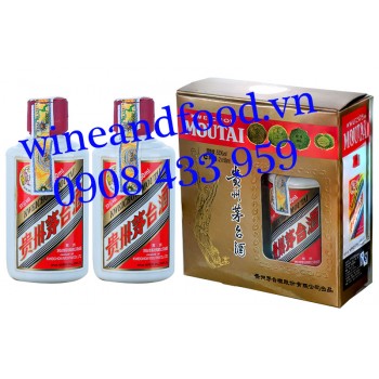 Rượu Mao Đài Quý Châu Phi Thiên Kweichow Feitian Moutai 50mlx2