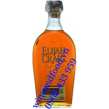 Rượu Elijah Craig Small Batch 94 Proof Kentucky Straight Bourbob Whiskey 750ml