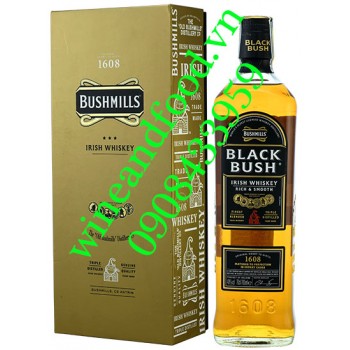Rượu Irish Whiskey Black Bush Bushmills 1608 hộp quà