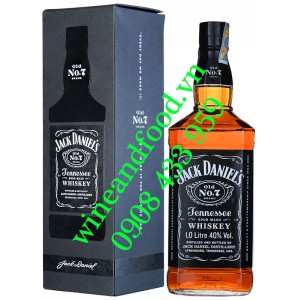 Rượu Jack Daniel's Old No 7 Tennessee Whiskey 1 Lít