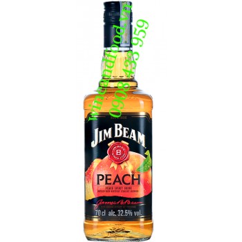 Rượu Jim Beam Peach Bourbon Whiskey 750ml
