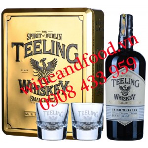 Rượu Teeling Small Batch Irish Whiskey hộp quà vàng 70cl