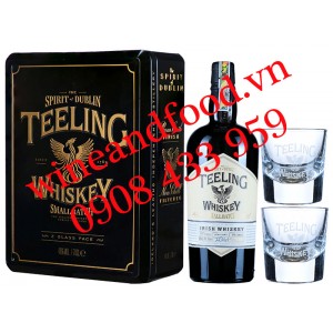 Rượu Teeling Small Batch Irish Whiskey hộp quà đen 70cl