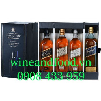 Bộ sưu tập Whisky Johnnie Walker Collection 4x20cl