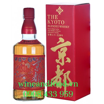 Rượu The Whisky Kyoto Nishljin Ori Aka-Obi 700ml
