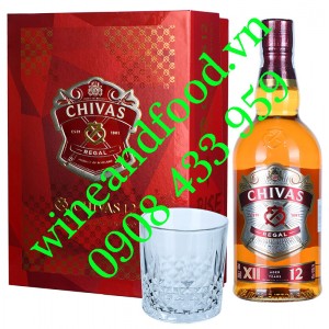 Rượu Whisky Chivas Regal 12 năm hộp quà 2023