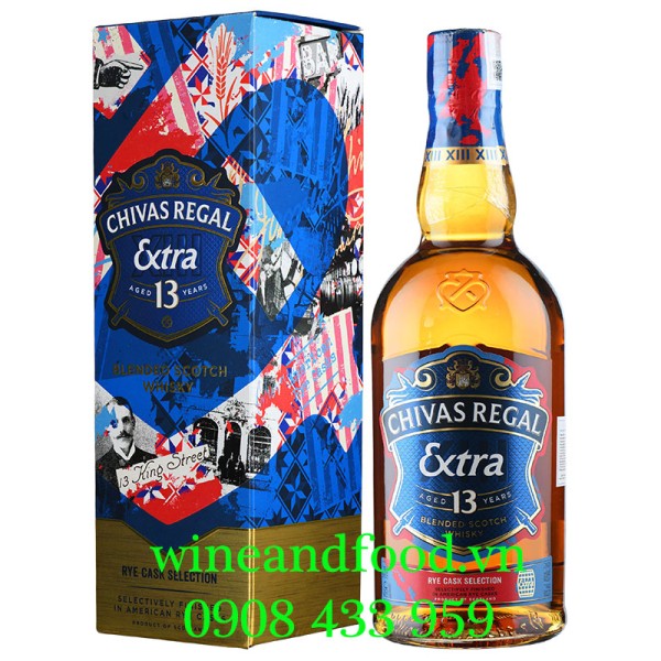 Rượu Whisky Chivas Regal American Rye Cask 13 năm 70cl