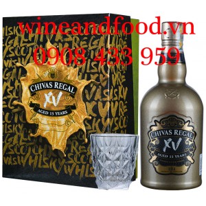 Rượu Whisky Chivas Regal XV 15 năm hộp quà