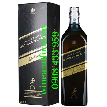 Rượu Whisky Double Black Johnnie Walker 1 Lít