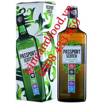 Rượu Whisky Passport Scotch Blend 1 Lít