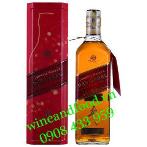 Rượu Whisky Red Label 12 năm hộp thiếc 75cl