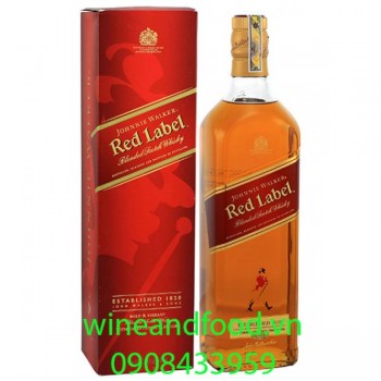 Rượu Whisky Red Label 1l