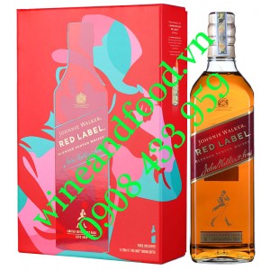 Rượu Whisky Red Label hộp quà 2022 750ml