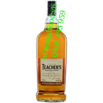 Rượu Whisky Teacher's Highland Cream 1000ml