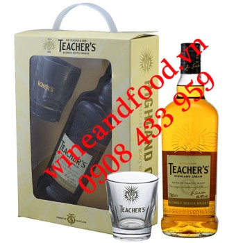 Rượu Whisky Teacher's hộp quà 70cl
