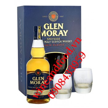 Rượu Whisky Glen Moray Single Malt hộp quà