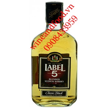 Rượu Whisky Label 5 Classic Black 20cl