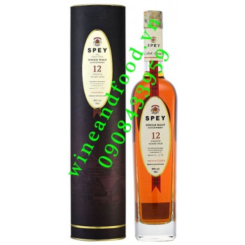 Rượu Whisky Spey Single Malt 12 năm 70cl