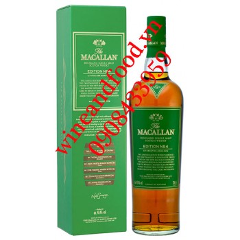 Rượu Whisky The Macallan Edition No4 700ml