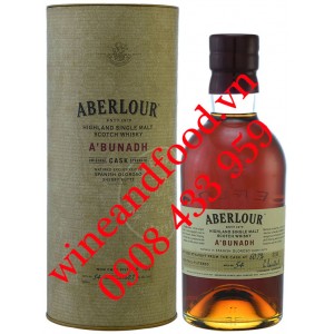 Rượu Whisky Aberlour A’bunadh Original single malt 700ml