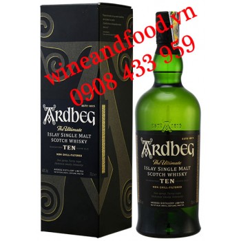 Rượu Whisky Ardbeg Single Malt 10 năm