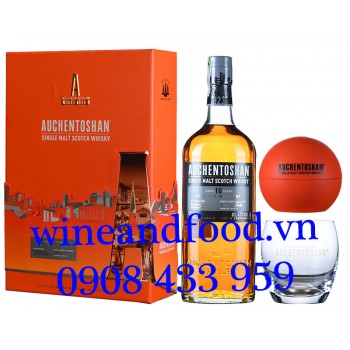 Rượu Whisky Auchentoshan 18 năm single malt hộp quà 700ml