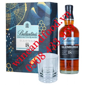 Rượu Whisky Ballantine's The Glenburgie 18 năm single malt hộp quà