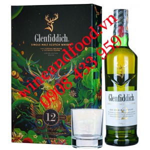 Rượu Whisky Glenfiddich Single Malt 12 năm hộp quà