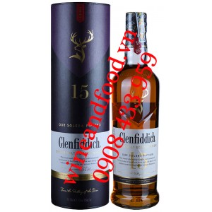 Rượu Whisky Glenfiddich Single Malt 15 năm 70cl