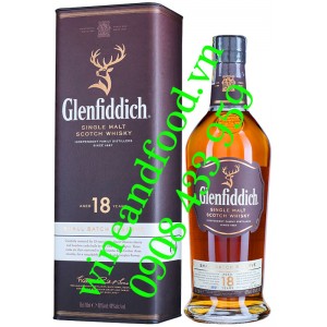 Rượu Whisky Glenfiddich Single Malt 18 năm 70cl