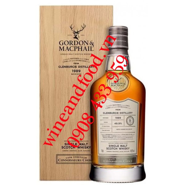 Rượu Whisky Gordon & Macfail Glenburgie 1989 30 năm 70cl