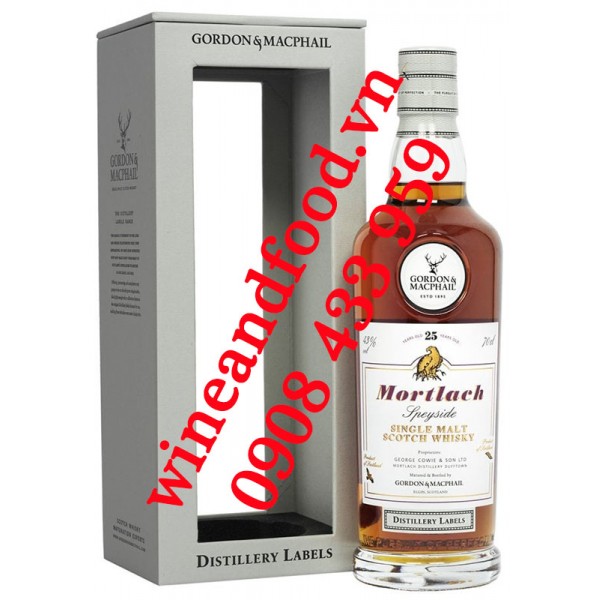 Rượu Whisky Gordon & Macphail Distillery Label Mortlach 25 năm